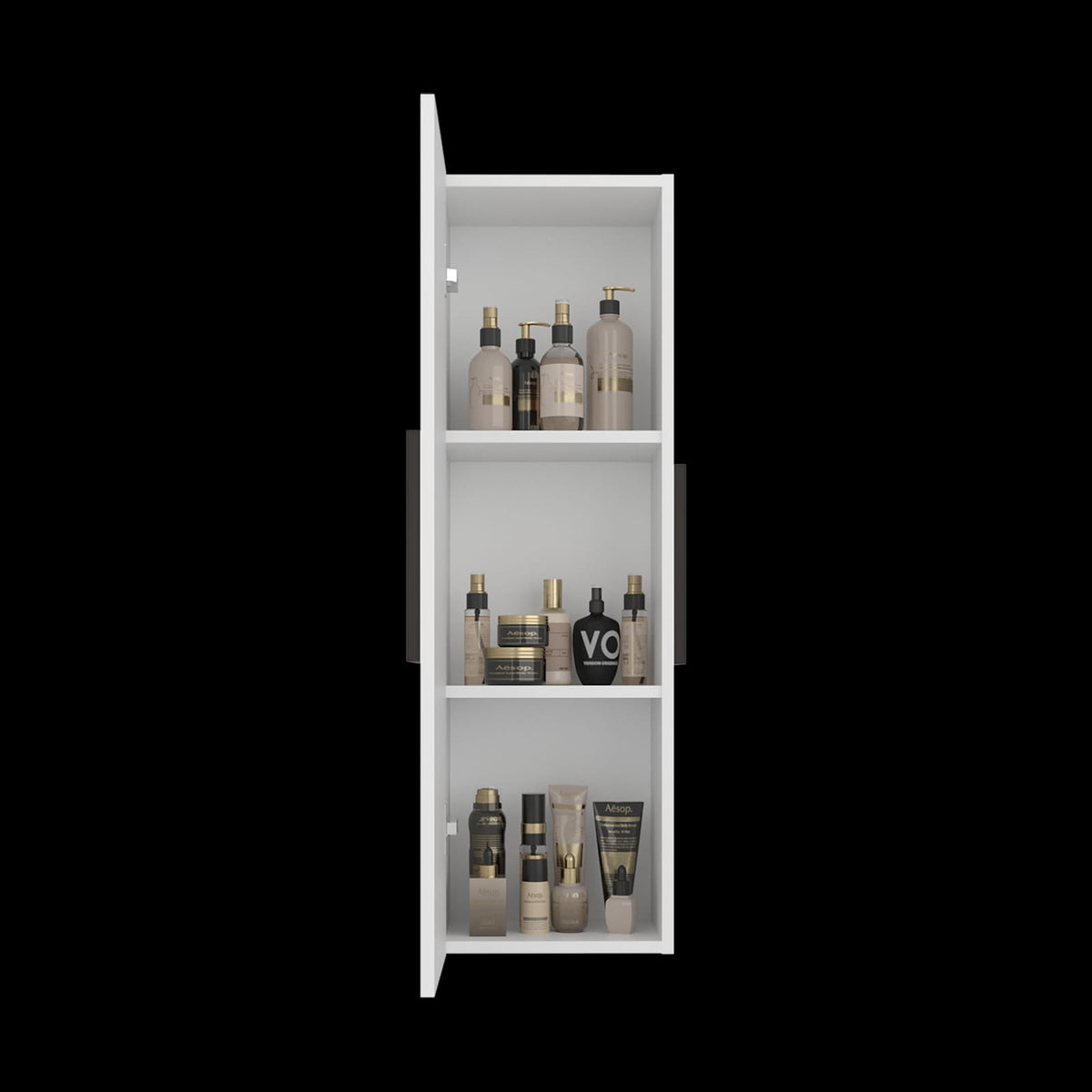 Modern White Wall Mounted Bathroom Storage Cabinet Upgrade