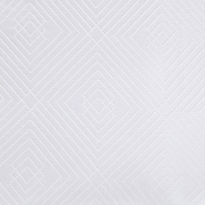 1-Piece Full/Queen Essential Lark Coverlet, White - Soft Polyester Blanket