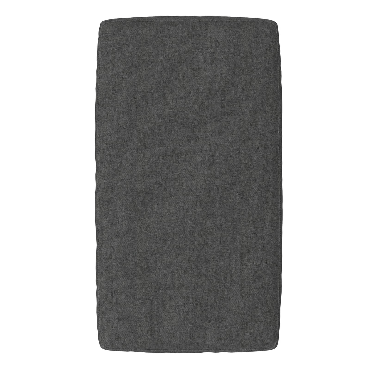 Mid-Century Gray Ottoman - Comfortable Storage Accent