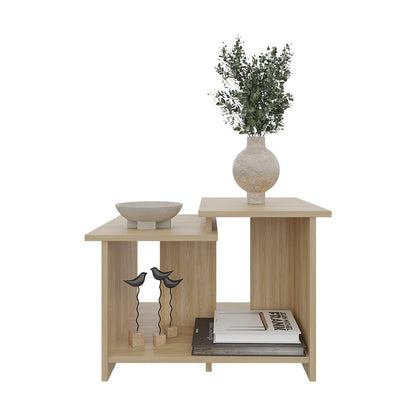 Sedalia Coffe Table - Beige Engineered Wood, Living Room Storage