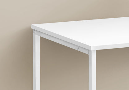 White Computer Desk - 40" L x 19" W Work Surface for Home Office