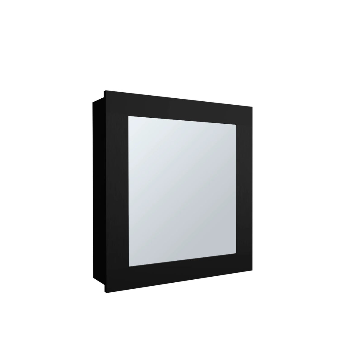 Wenge Bathroom Medicine Cabinet with Mirror