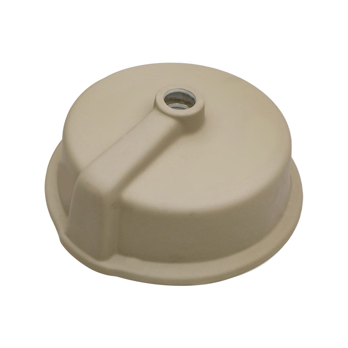 White Ceramic Round Undermount Bathroom Sink with Overflow