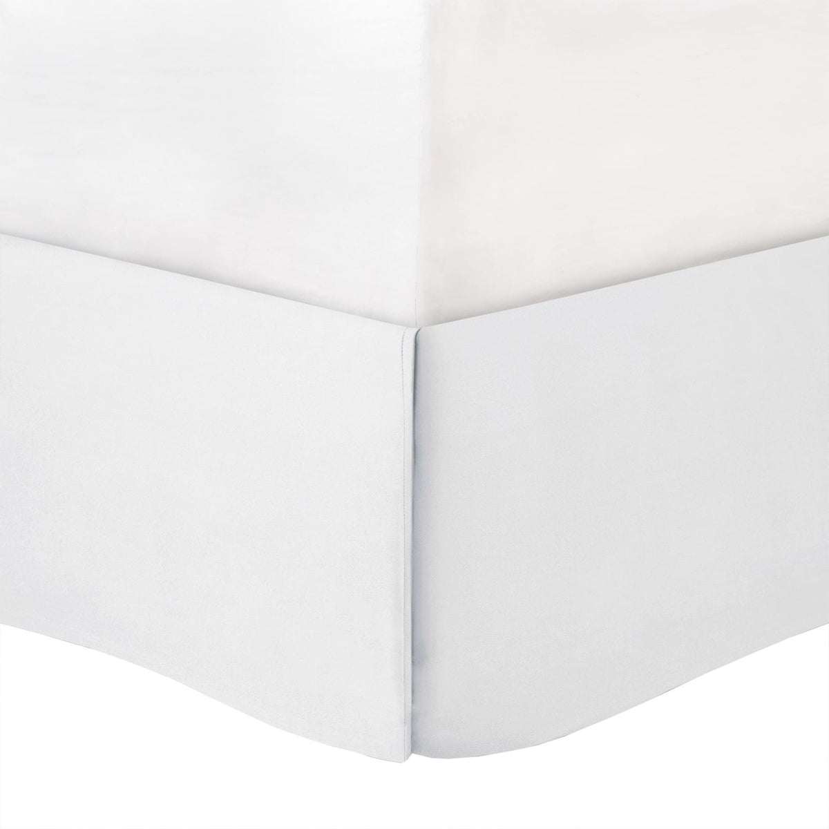 White Polyester Comforter Set - 7 Piece Bedding