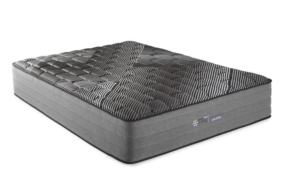 14" Pure Ice Lux Firm Quilted Full Mattress - Black Foam Spring