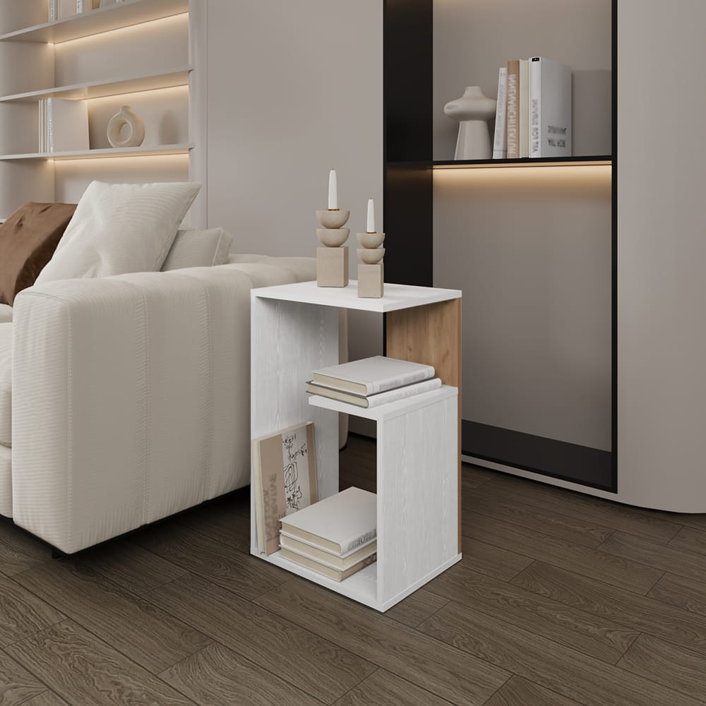 Multi-Purpose Side Table - Sallis, Engineered Wood for Living Room