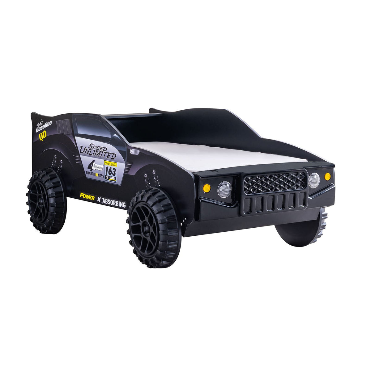 Black Twin Bed Frame Modern Jeep Style
