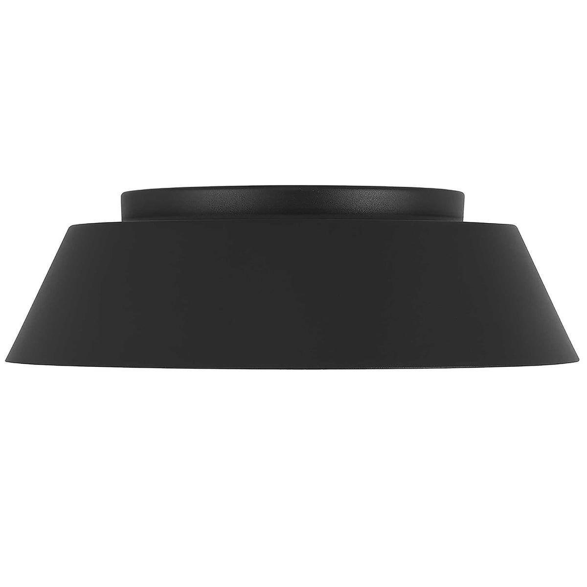 Black LED Flush Mount Ceiling Light Fixture