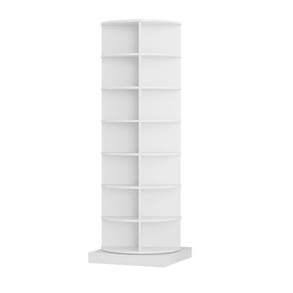 360 Rotation Shoe Cabinet for White Particle Board Storage for Living Room