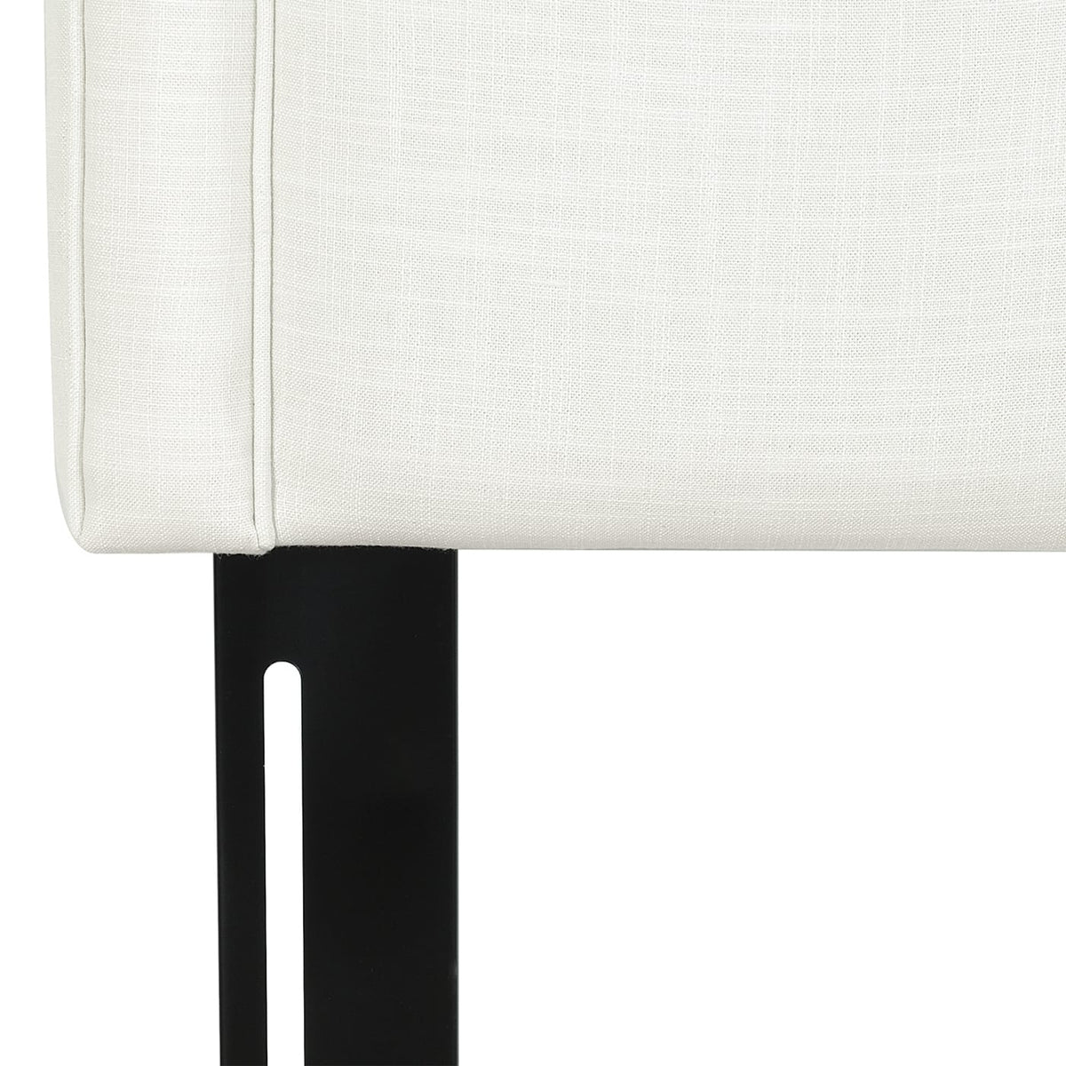 Catherine Headboard Antique White Fabric King