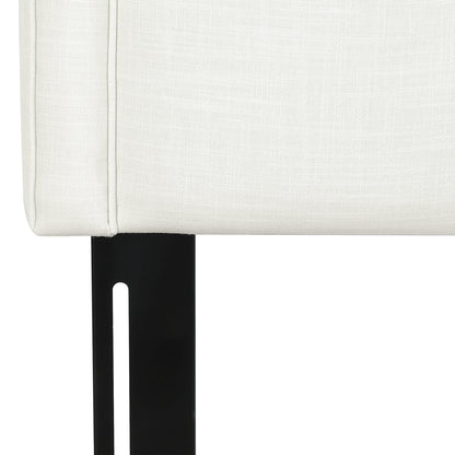 Catherine Headboard Antique White Fabric King