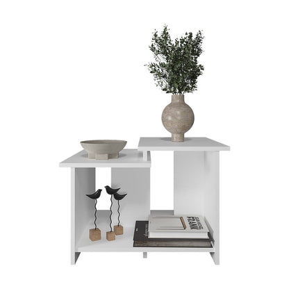 Sedalia Coffe Table - White Engineered Wood, Living Room Storage