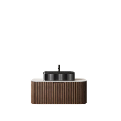 Black Carrara White Walnut Bathroom Vanities