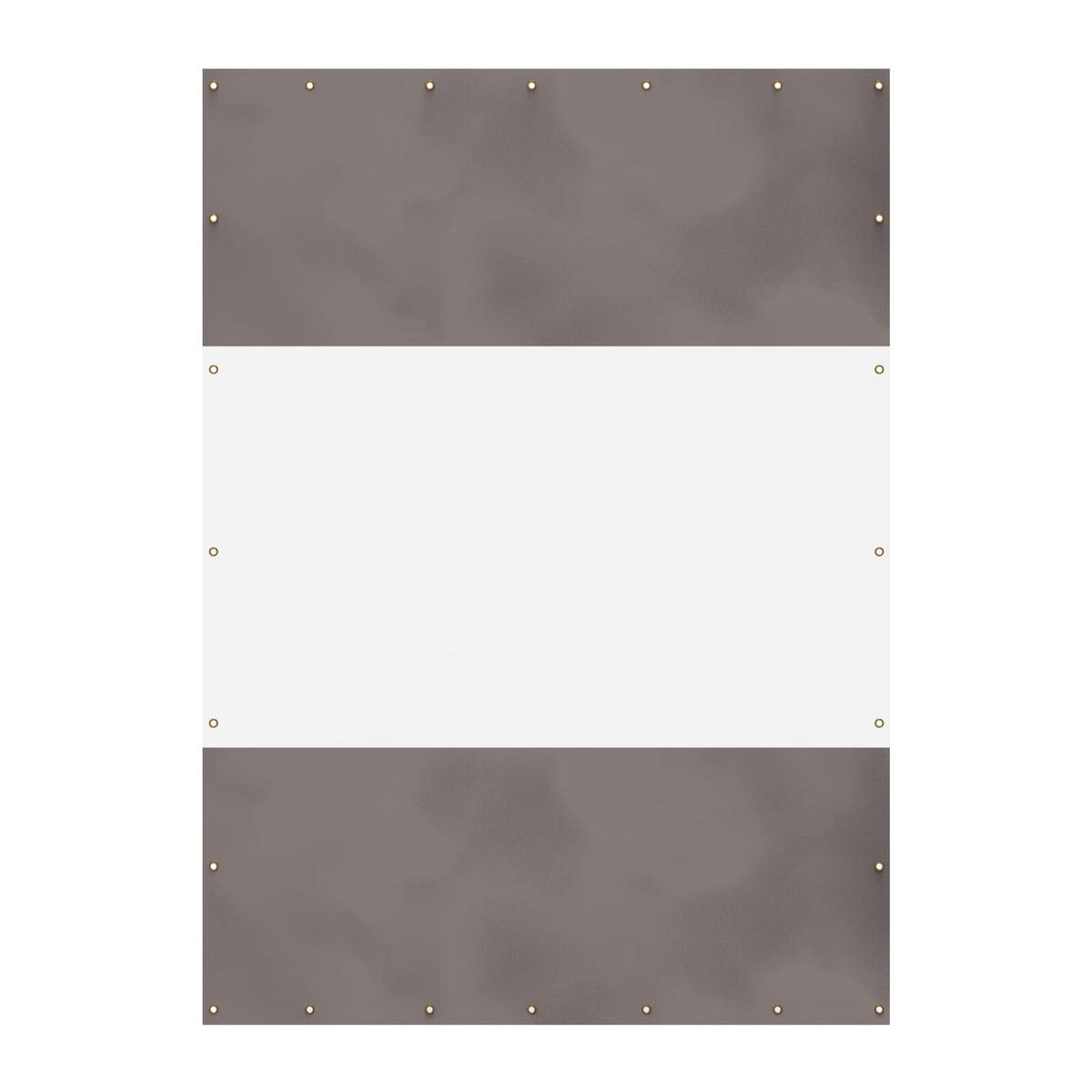 10ft x 7ft Gray Outdoor Privacy Curtain - Waterproof Patio Screen
