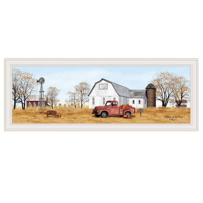 White Framed Farmhouse Print - Small Space Decor