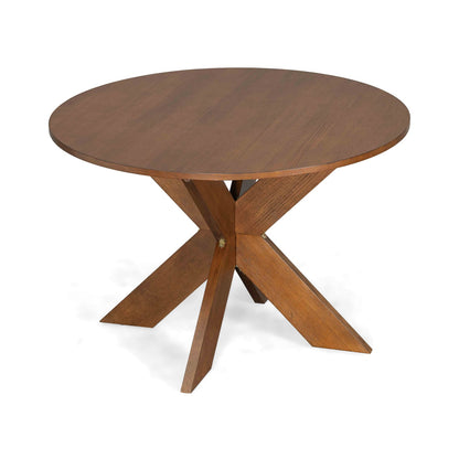 Cherry MDF Dining Table for Kitchen Storage, Modern Farmhouse Style