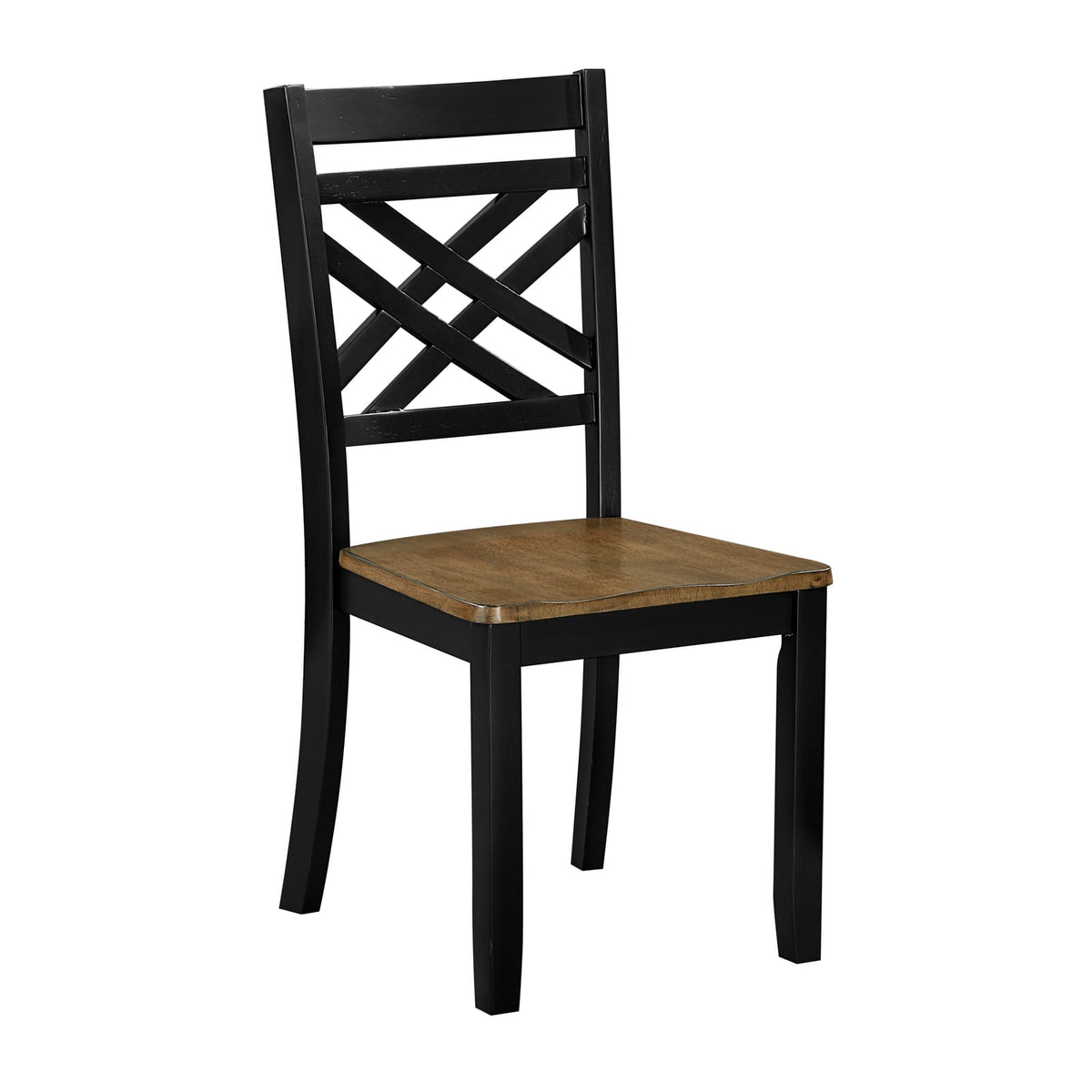 Modern Farmhouse Dining Set with Storage Shelf and 6 Chairs