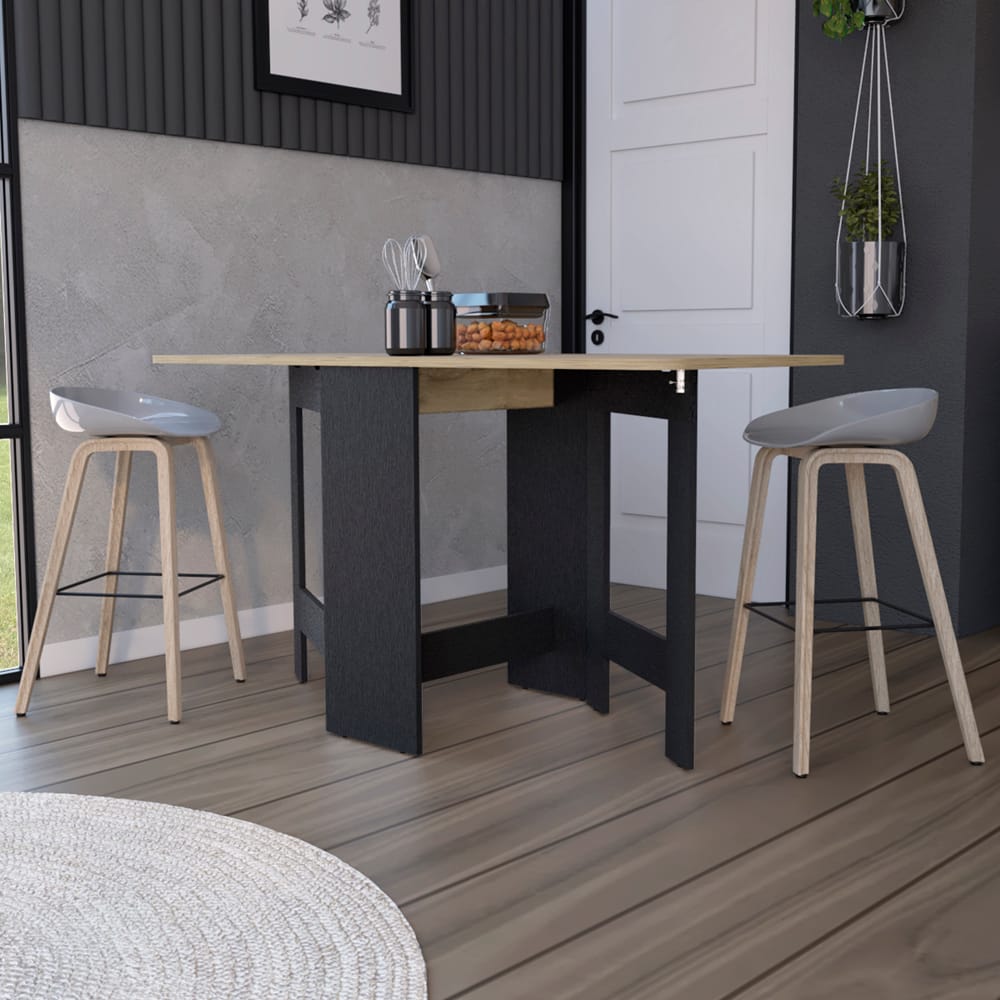 Folding Dining Table - Versatile Space Saving Design for Living Room