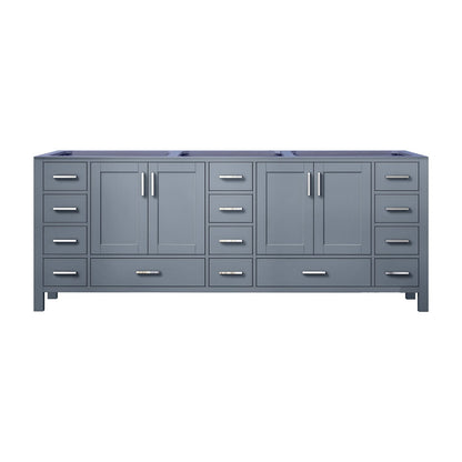Dark Grey Double Bath Vanity - 84 Inch Wide