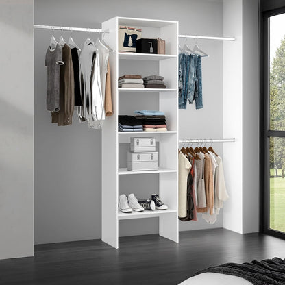 Cassville Closet System Dresser - White Engineered Wood for Bedroom