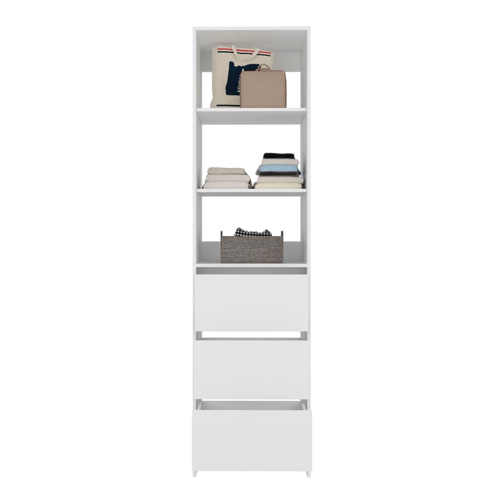 White 84" Wide Dresser - Engineered Wood