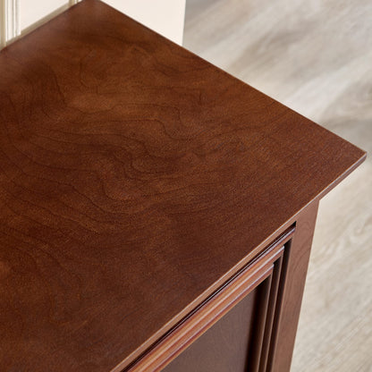 47.3" Mid Century Modern Sideboard Buffet - Walnut MDF Storage