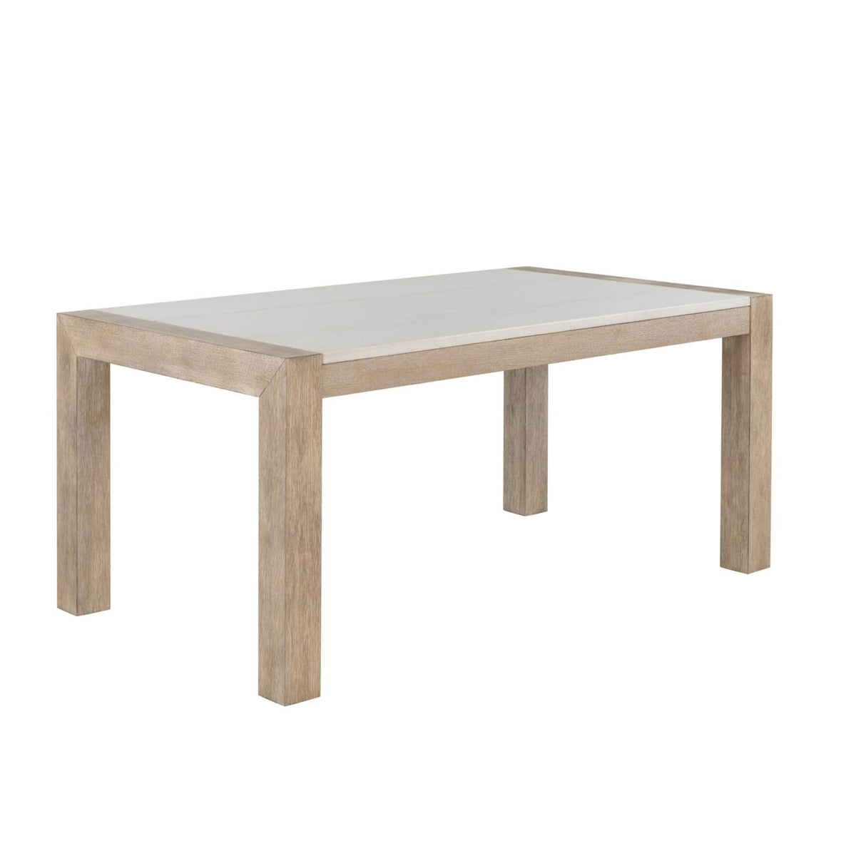 Vanilla Real Marble Dining Table - Seats 6