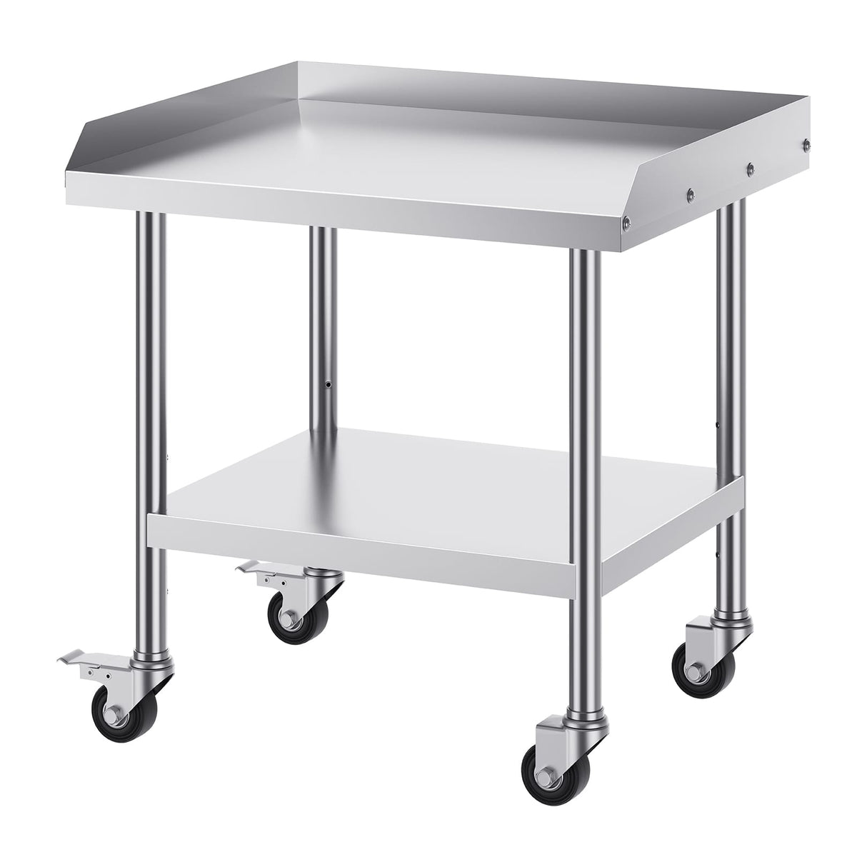 24 x 28 Inch Stainless Steel Work Table - Silver