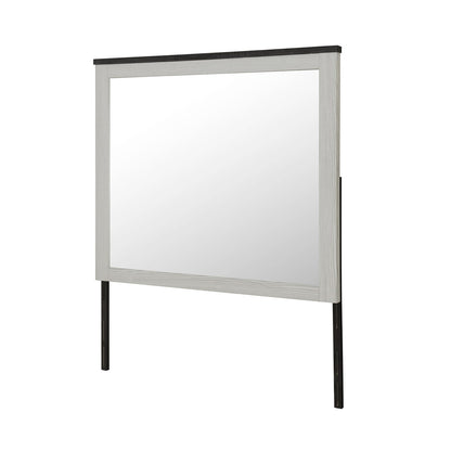 Beige Farmhouse Dresser Mirror - 44.76" x 38.86"