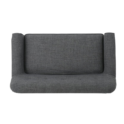 Gray Fabric Loveseat - 50.75" Two Seater