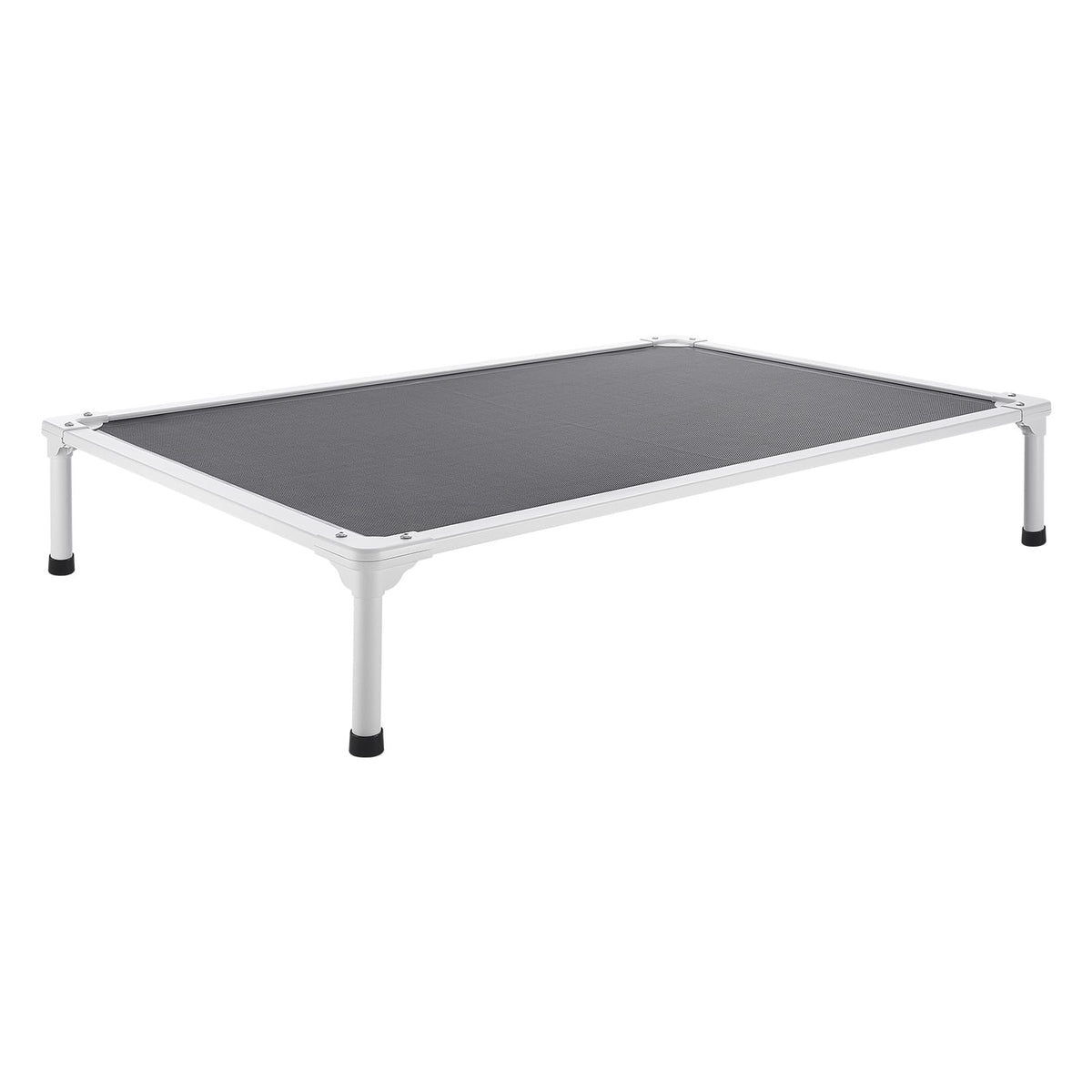 Gray Aluminum Elevated Dog Bed - 49" XL for Medium Dogs