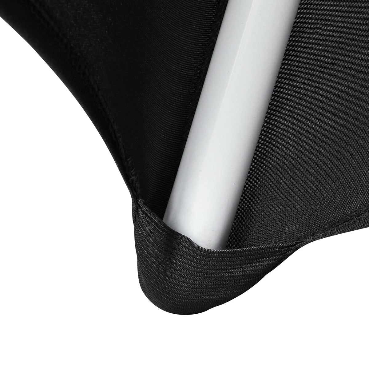 Black Polyester Chair Covers - 30 Pack for Weddings & Parties