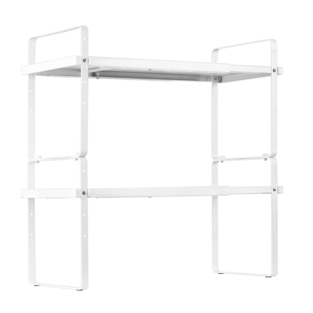 White Iron Kitchen Cabinet Organizer Shelf