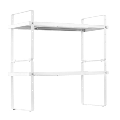 White Iron Kitchen Cabinet Organizer Shelf