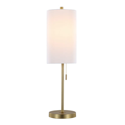 Gold & White Table Lamps - Set of 2 with USB Port