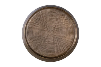 Gold Round Coffee Table - 32 Inch Modern Design for Living Room
