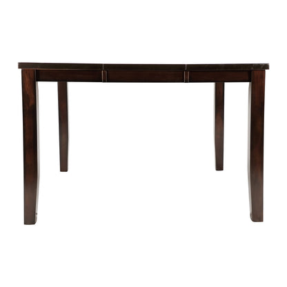Transitional Cherry Wood Dining Table with Extension Leaf for Dining Room