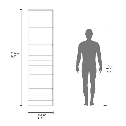 White Engineered Wood Dresser - 21.9 x 19 x 84" for Bedroom