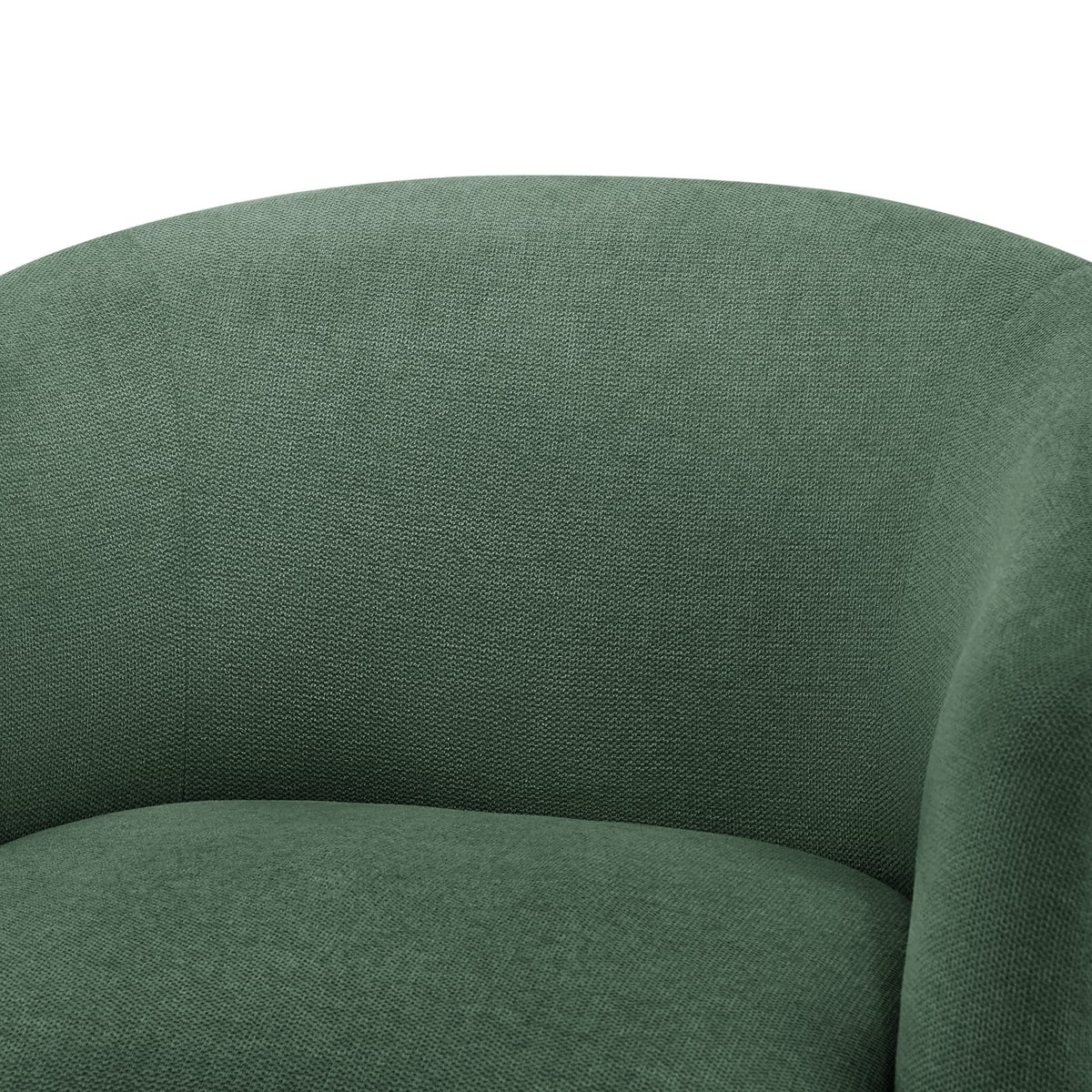 Green Swivel Barrel Accent Chair for Living Room or Guest Use