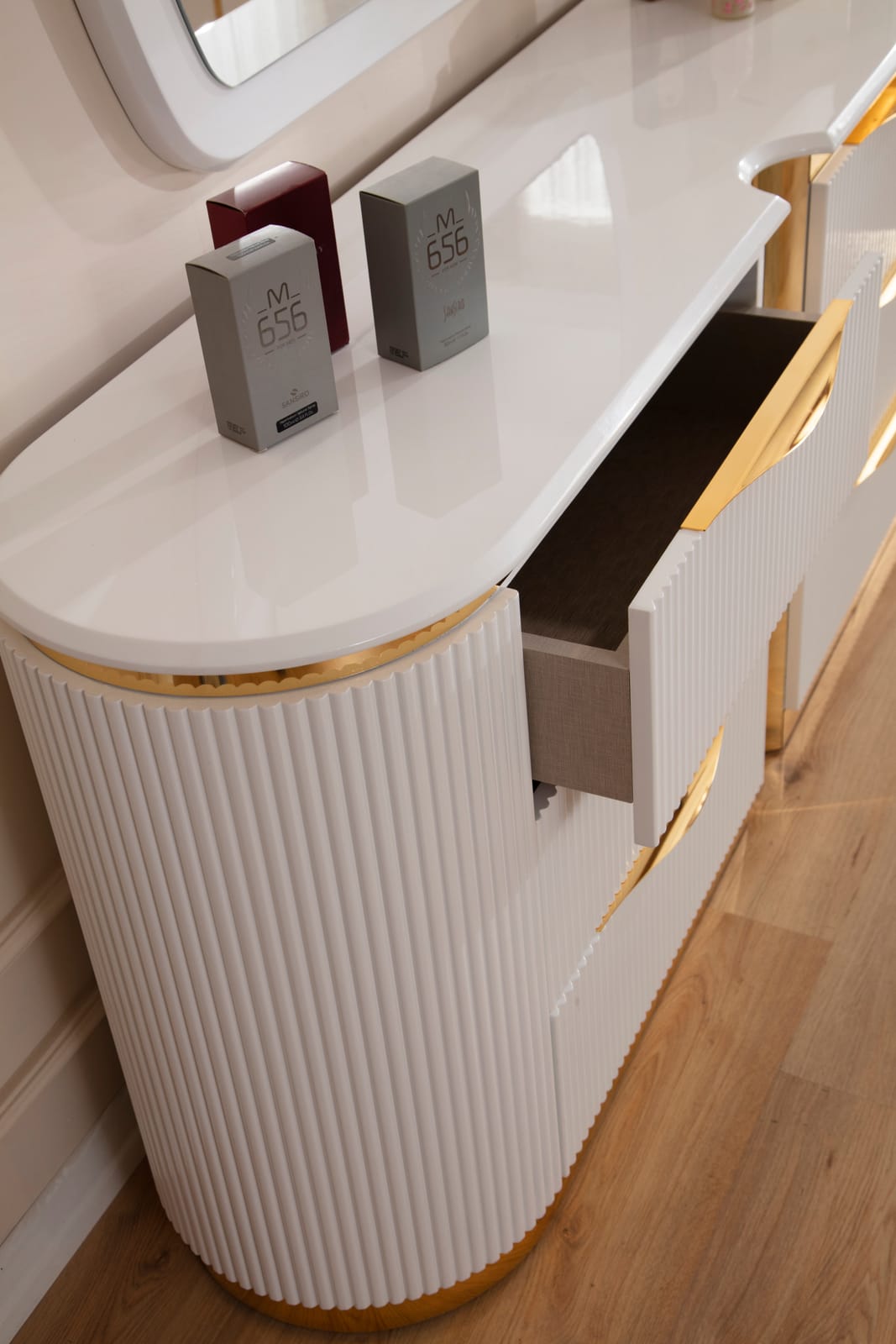 6-Drawer White Dresser Bedroom Storage