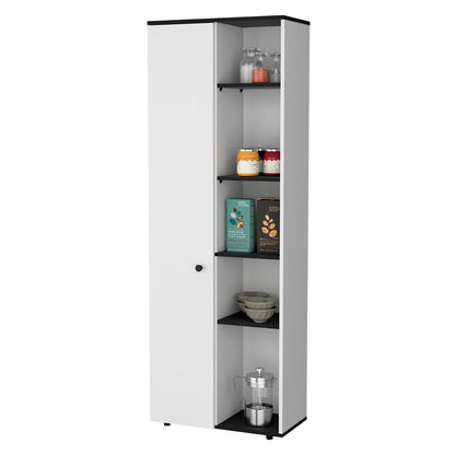 Multi Color Particle Board Kitchen Storage Cabinet with 10 Shelves