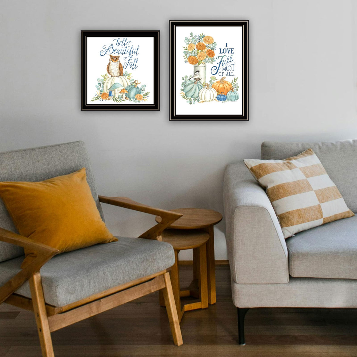Trendy Fall Wall Art - Multicolor Wood Dcor