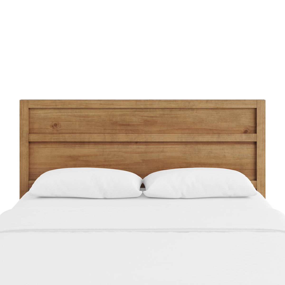 Maddox Modern Wood Panel Queen Headboard - Brown