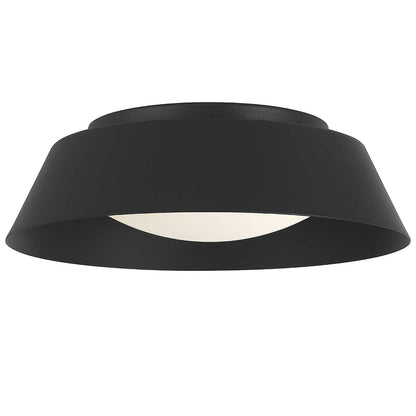 Black LED Flush Mount Ceiling Light Fixture
