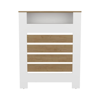 Light Oak Radiator Cover Cabinet - Storage & Style