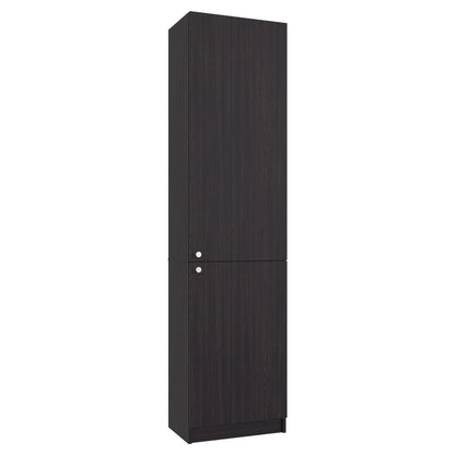 Tall Black Bookcase with 5 Shelves - Storage & Organization