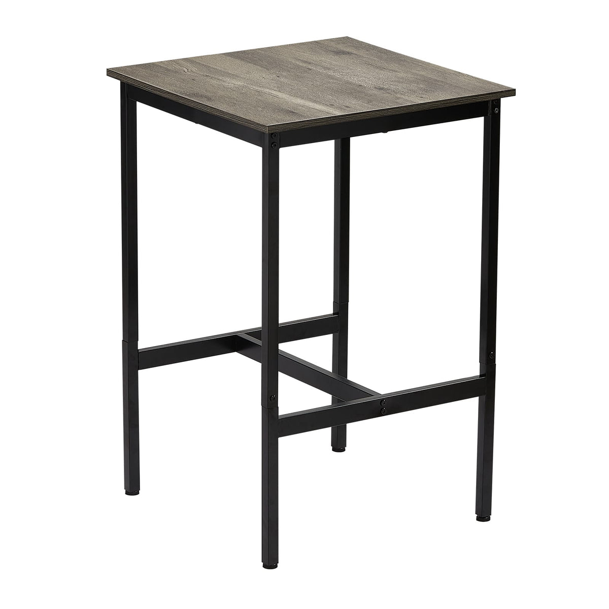 Black Natural Bar Table Height Pub Table