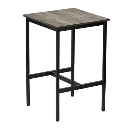 Black Natural Bar Table Height Pub Table