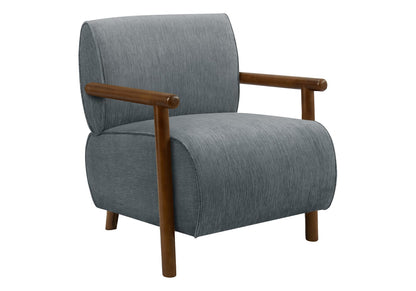 Blue Polyester Accent Chair - 31" H, Living Room Bedroom