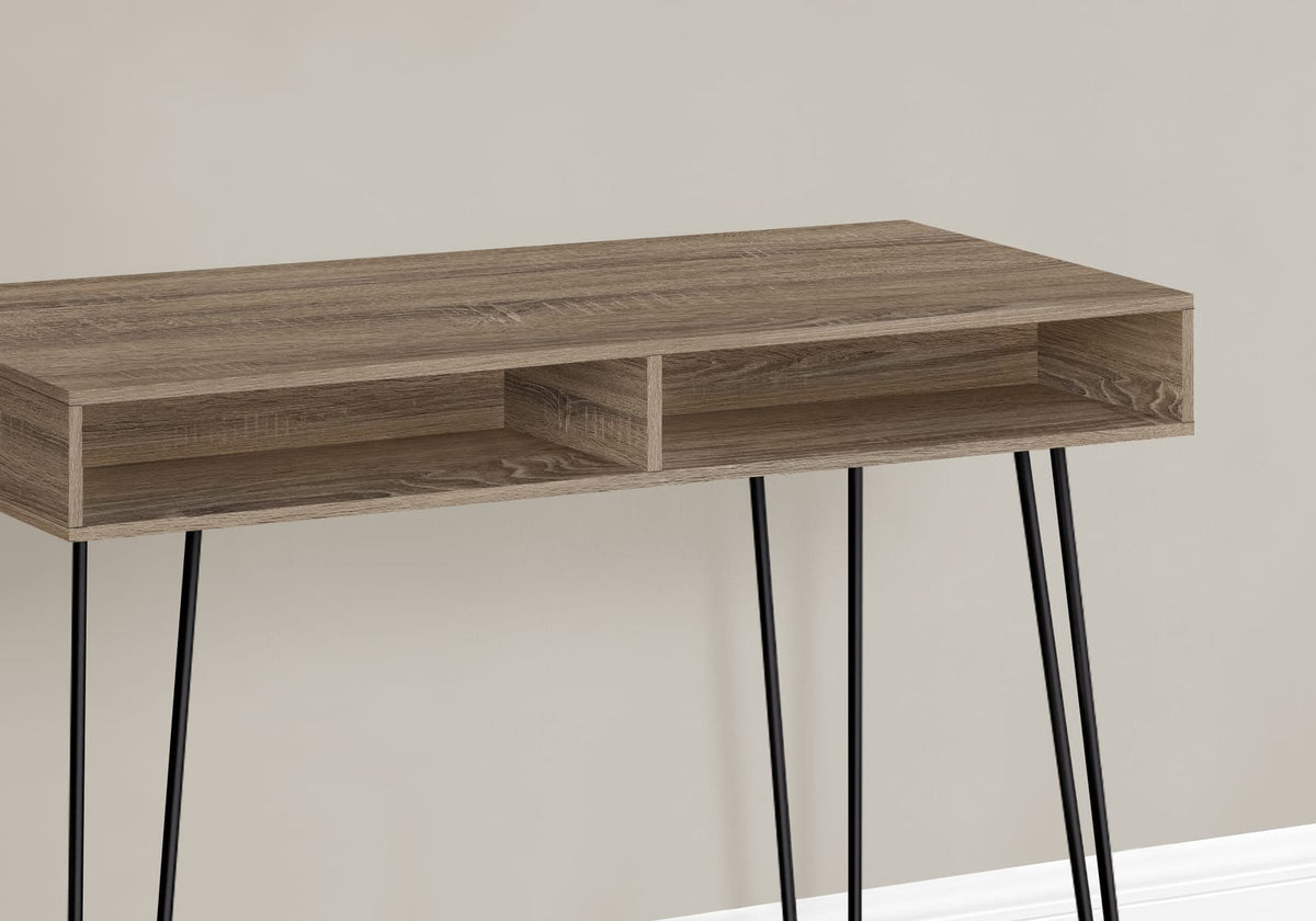 Taupe Computer Desk with Storage Drawers - 40" L